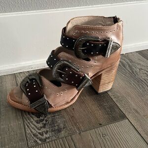 Freebird Violet Heeled Sandals - Size 7